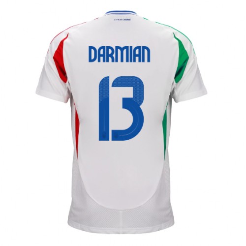 Italija Matteo Darmian #13 Gostujuci Dres EP 2024 Kratak Rukav